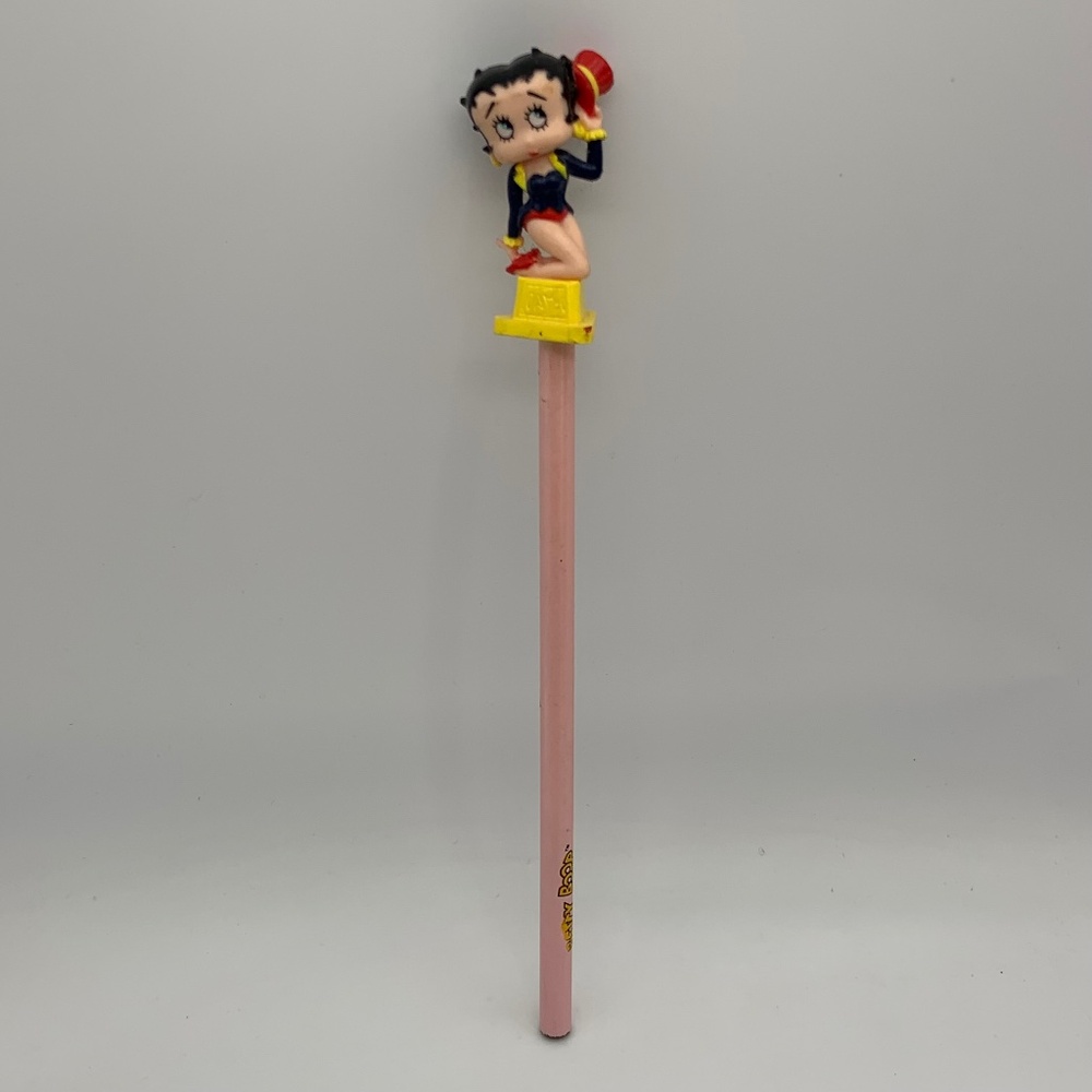 Vintage Betty Boop Pencil and Decorative Pencil Topper Unsharpened NEW!